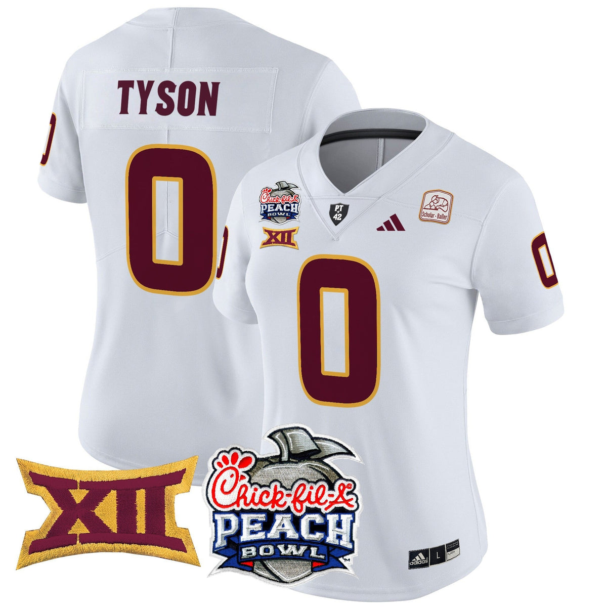 Women's Arizona State Sun Devils 2025 Peach Bowl Vapor Limited Jersey - All Stitched