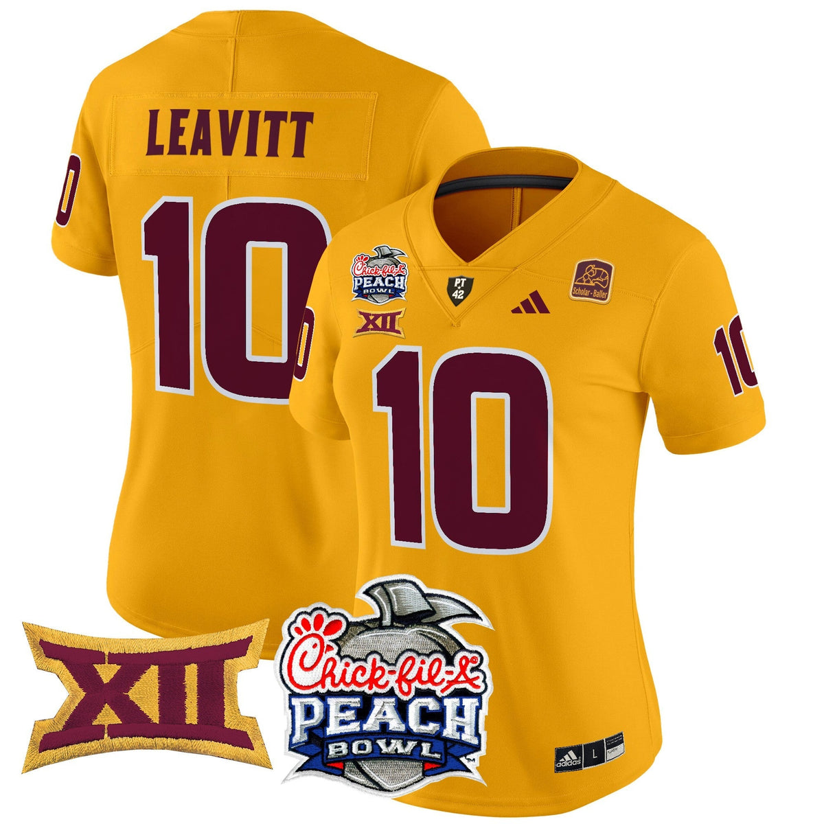 Women's Arizona State Sun Devils 2025 Peach Bowl Vapor Limited Jersey - All Stitched