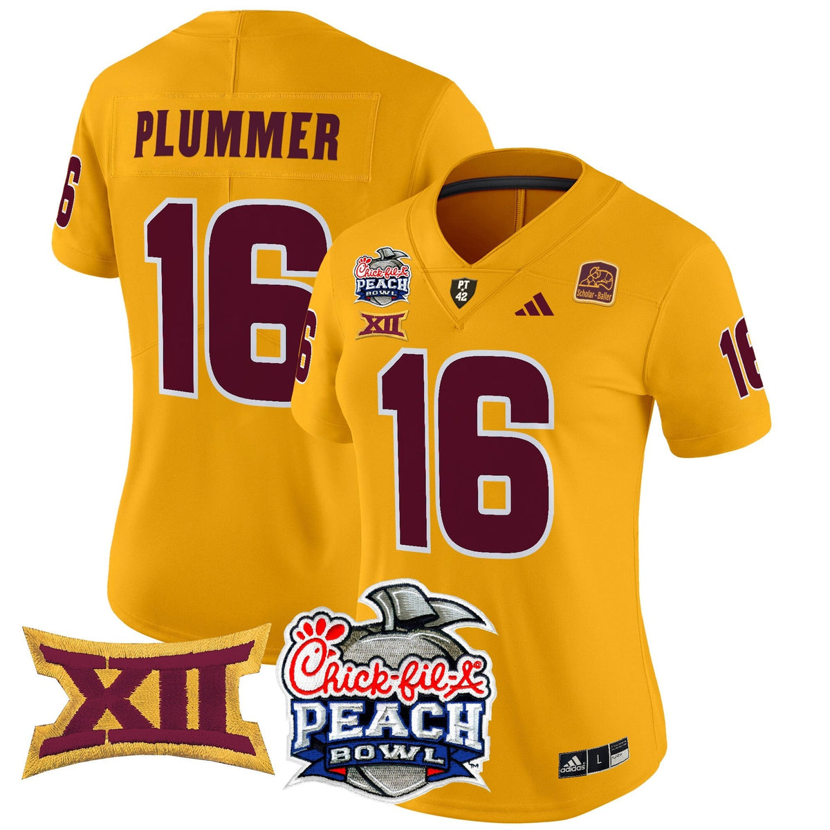 Women's Arizona State Sun Devils 2025 Peach Bowl Vapor Limited Jersey - All Stitched