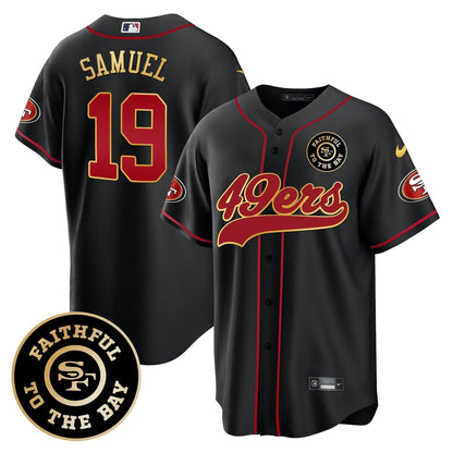 SF Faithful To The Bay Patch Baseball Jersey - All Stitched
