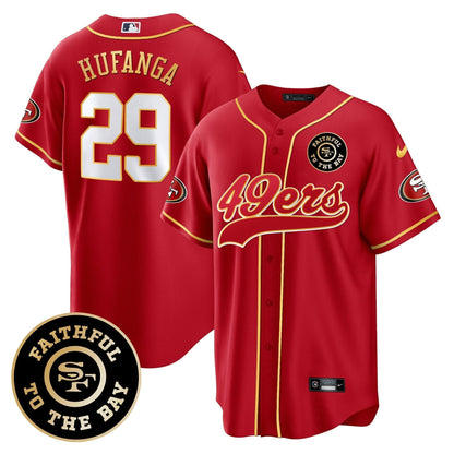SF Faithful To The Bay Patch Baseball Jersey - All Stitched