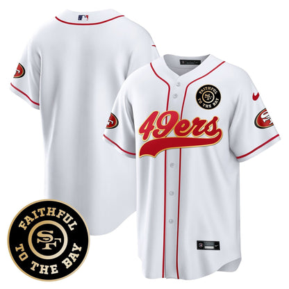 SF Faithful To The Bay Patch Baseball Jersey - All Stitched