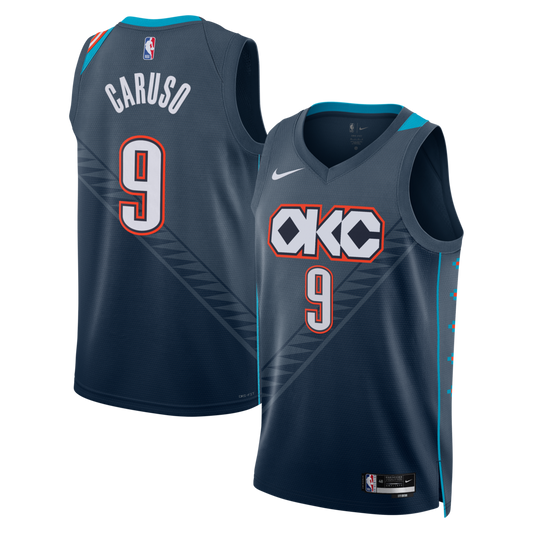 Oklahoma City Thunder 202526 City Edition Swingman Jersey Gray Alex Caruso Unisex | RTJ13167