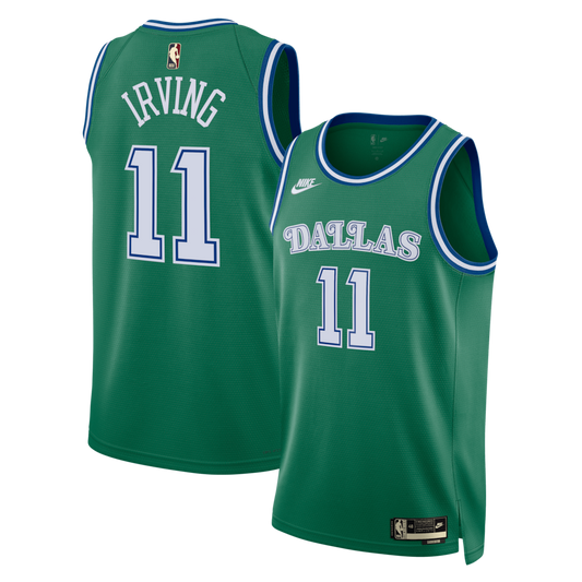 Dallas Mavericks Classic Edition Jersey Green Kyrie Irving Unisex | RTJ13157