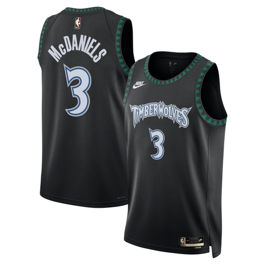 Minnesota Timberwolves Classic Edition Jersey Black Jaden Mcdaniels Unisex | RTJ13122