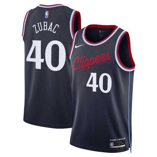 La Clippers Icon Edition Swingman Jersey Black Ivica Zubac Unisex | RTJ13081