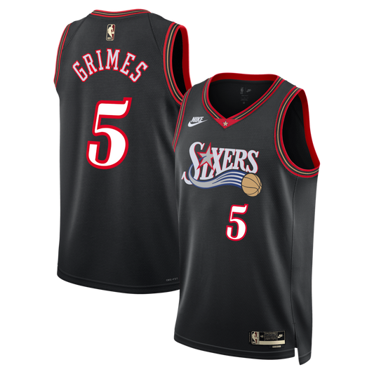 Philadelphia 76Ers Classic Edition Jersey Black Quentin Grimes Unisex | Stitched Jersey RTJS 12026