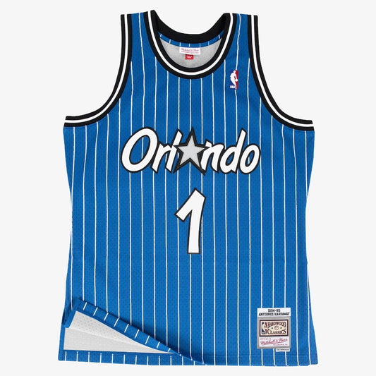 Orlando Magic Swingman Jersey Road Anfernee Hardaway 1994 95 | Stitched Jersey RTJS 11935