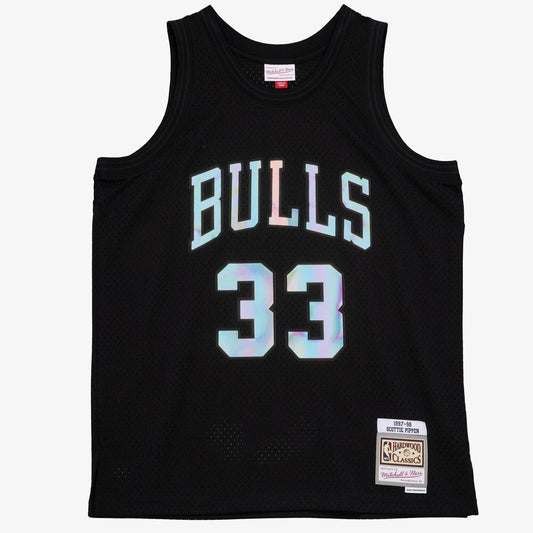 Chicago Bulls Iridescent Swingman Jersey Scottie Pippen 1997 | Stitched Jersey RTJS 11917