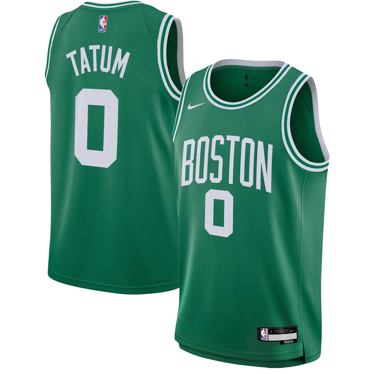Boston Celtics Jayson Tatum Green Nike Swingman Icon Jersey